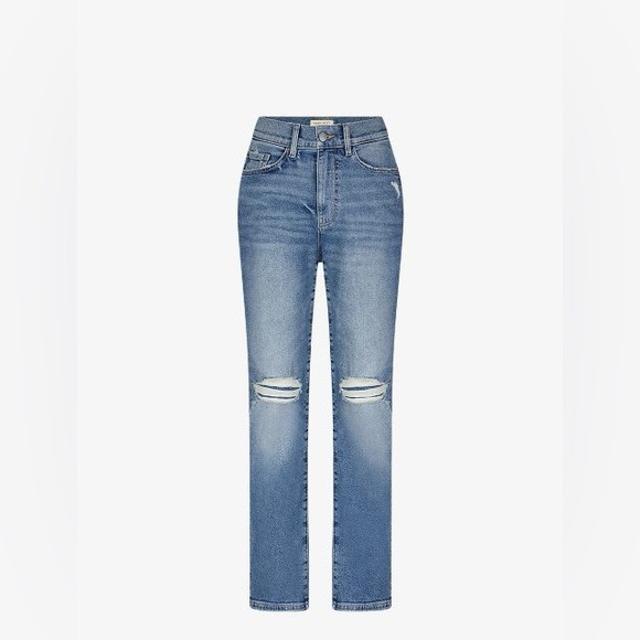 And Now This Denim - Stylish Blue Straight Leg Women's Jeans